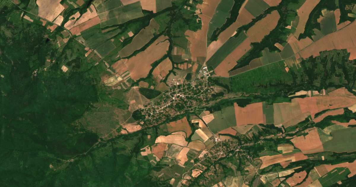 Carte satellite de Rakovitsa
