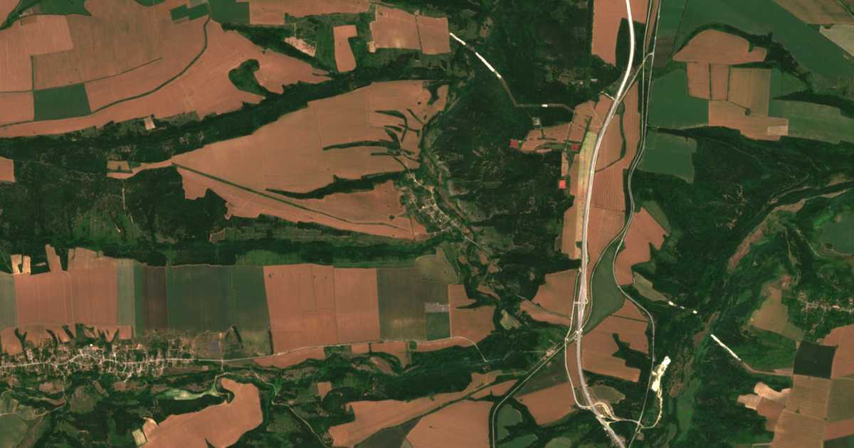 Carte satellite de Valchek