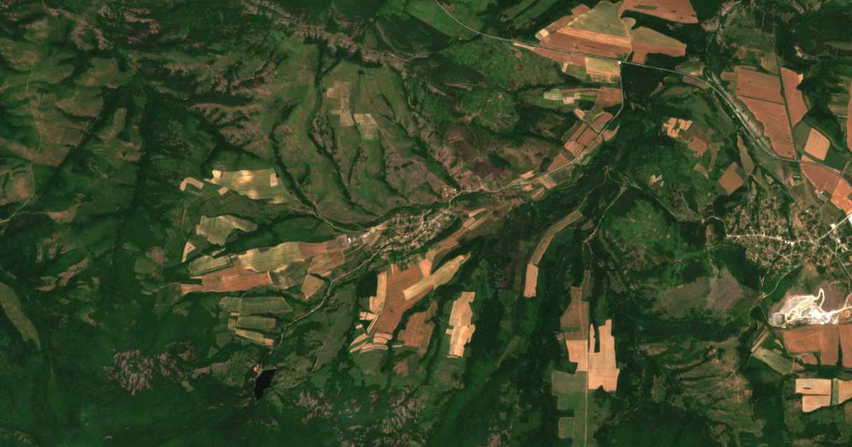 Carte satellite de Gyurgich