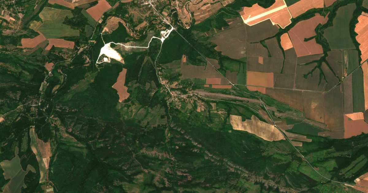 Carte satellite de Pleshivets