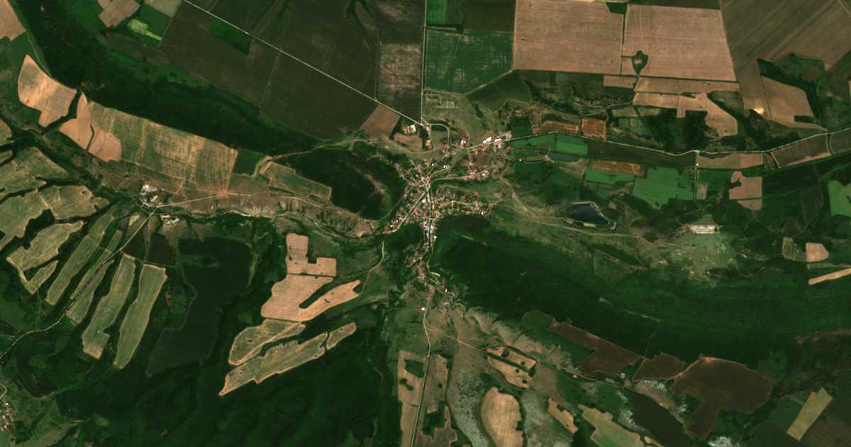 Carte satellite de Gabare