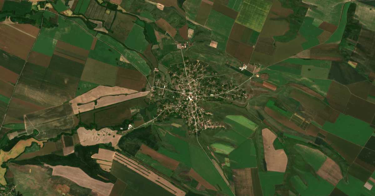 Carte satellite de Galiče