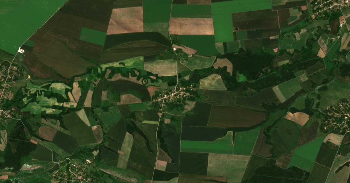Carte satellite de Komarevo