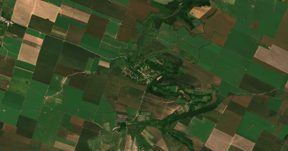 Carte satellite de Bǎrzina