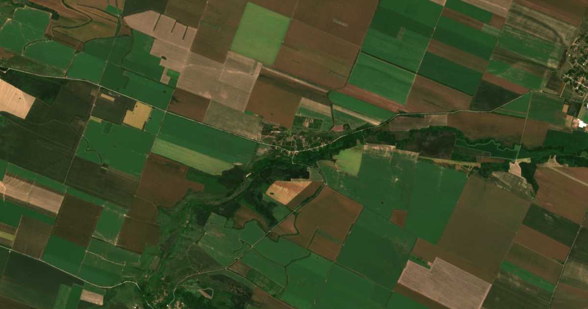 Carte satellite de Botevo