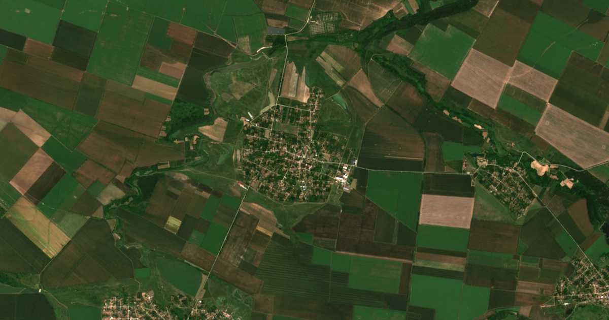 Carte satellite de Rogozen
