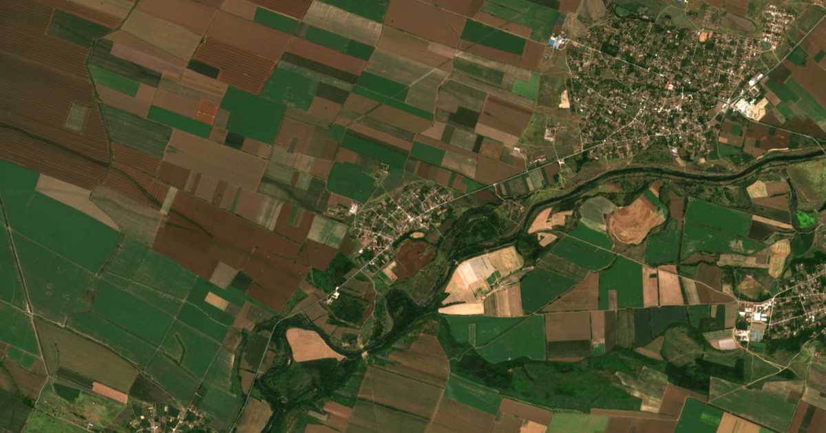 Carte satellite de Kriva bara