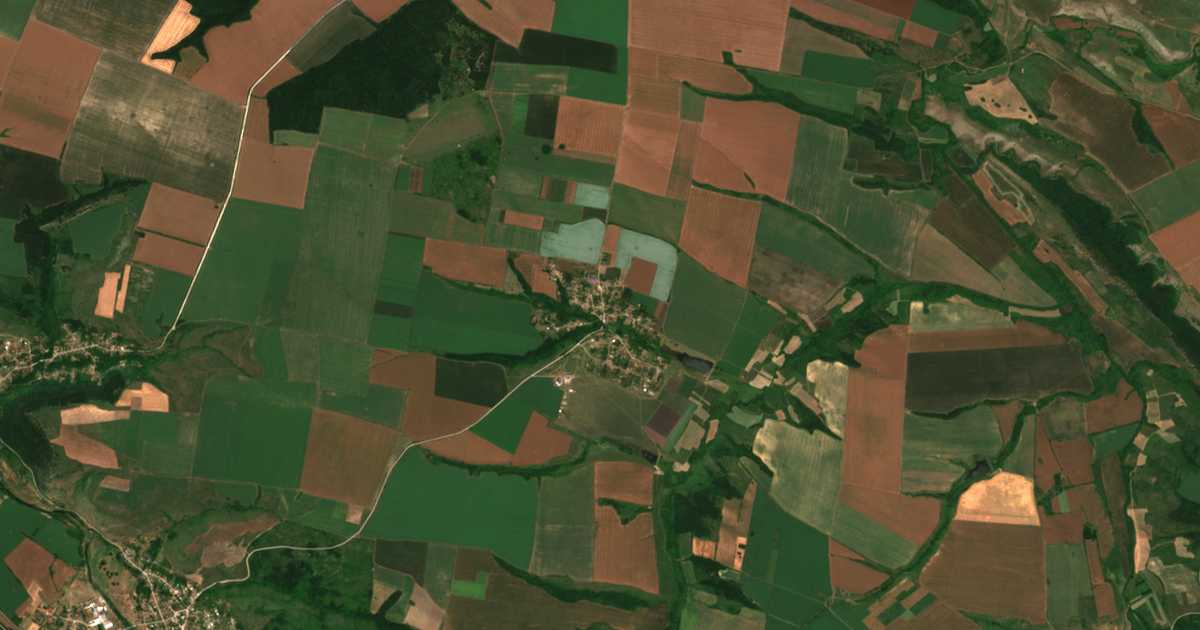 Carte satellite de Baurene