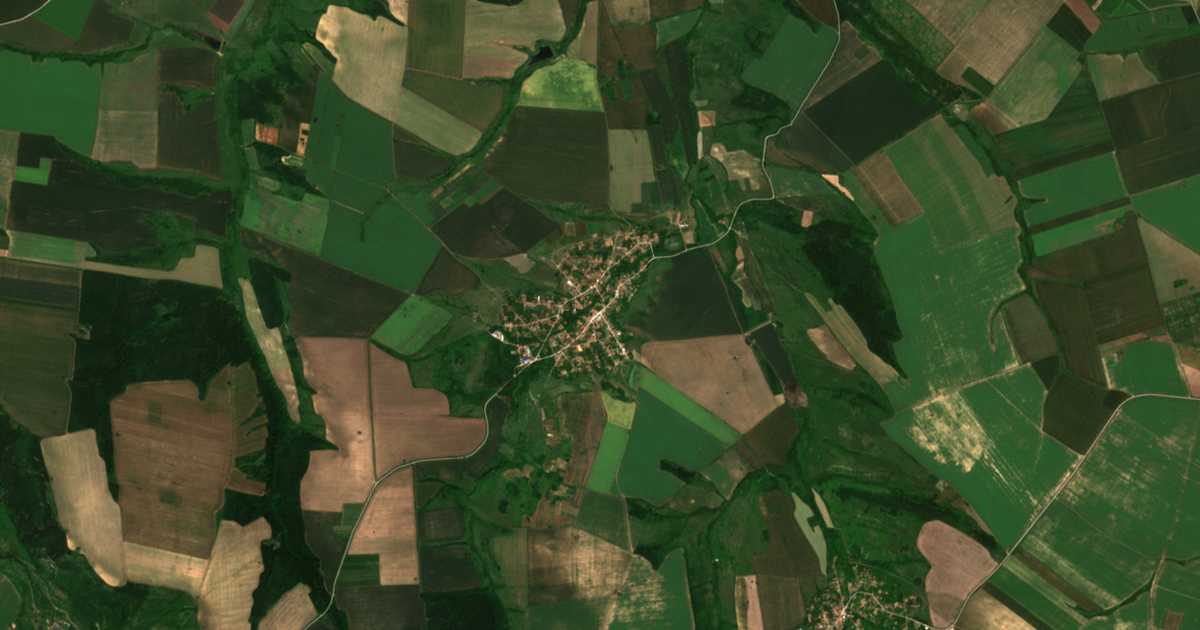 Carte satellite de Galatin