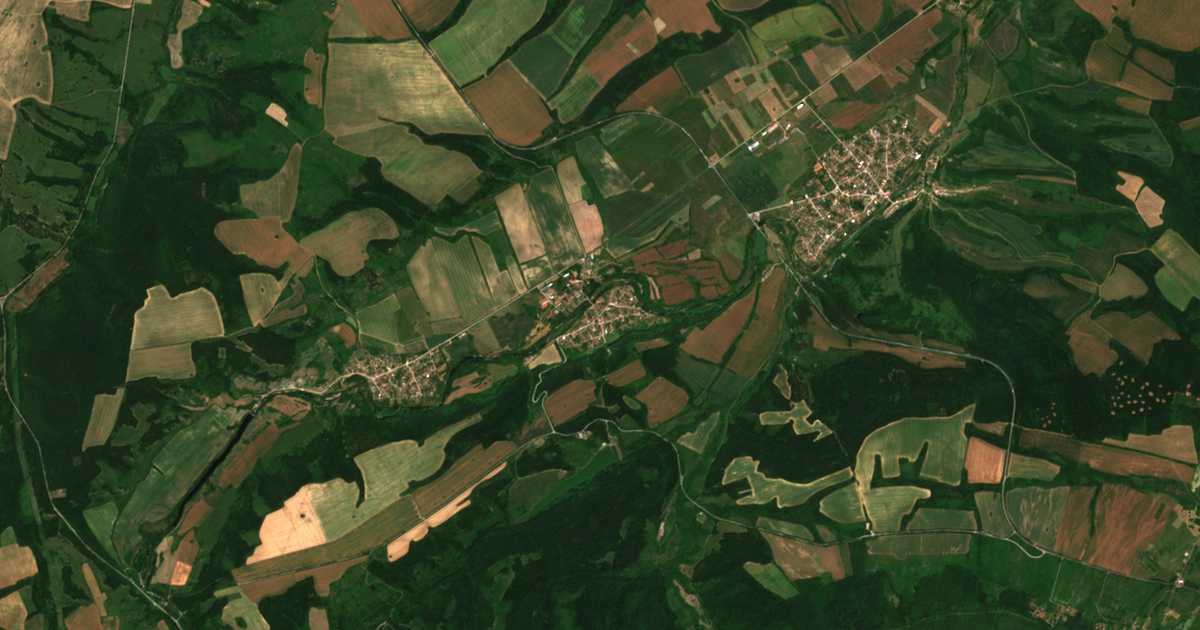 Carte satellite de Glavatsi