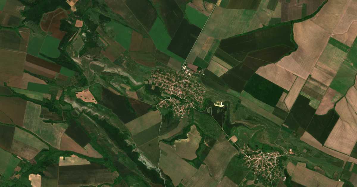 Carte satellite de Lesura