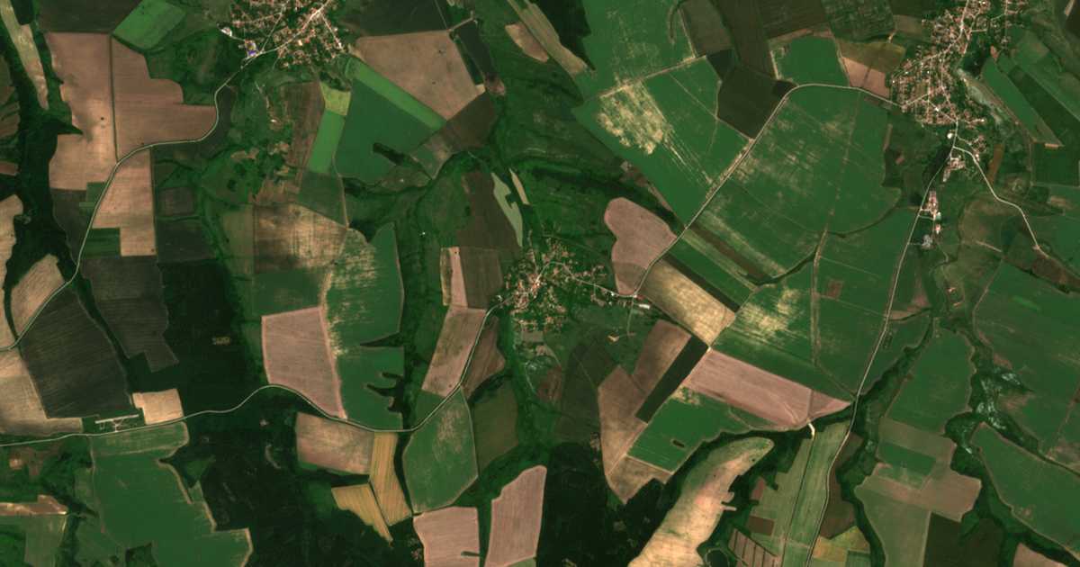 Carte satellite de Osen