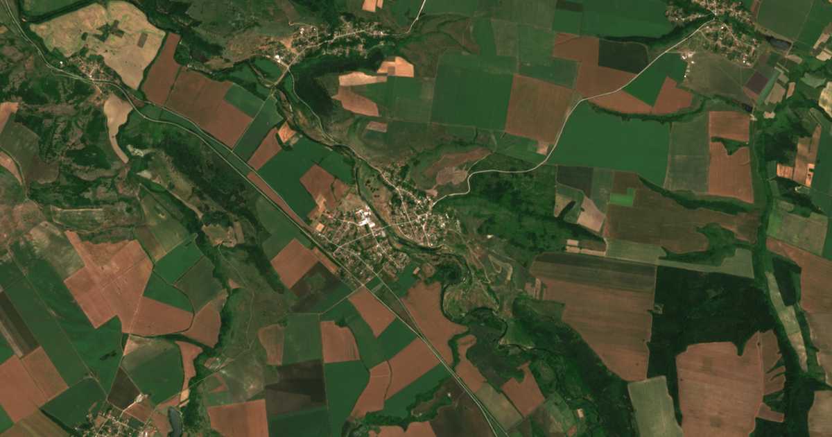 Carte satellite de Rakevo