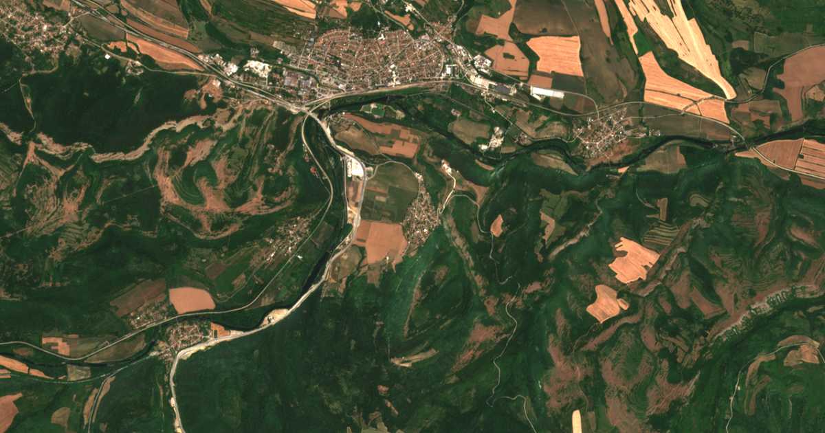 Carte satellite de Darmantsi