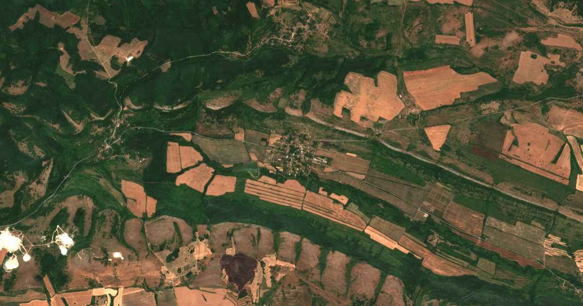 Carte satellite de Gorna Béchovitsa