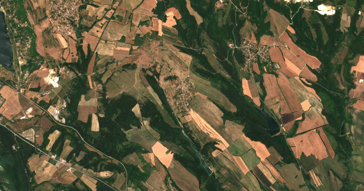 Carte satellite de Krapets