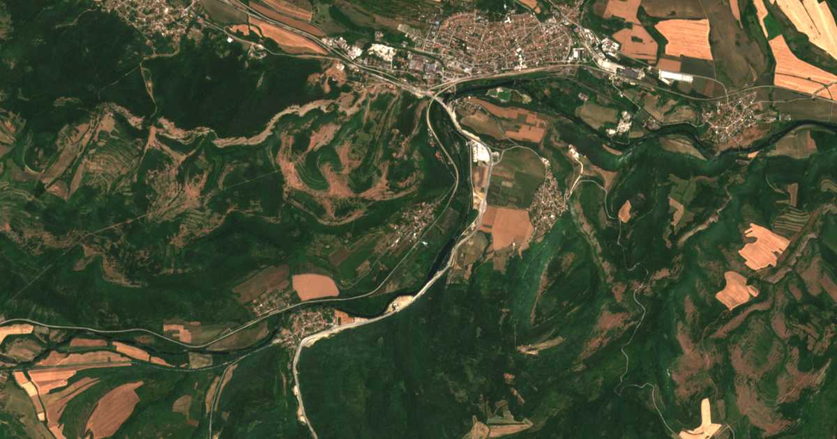 Carte satellite de Kreta