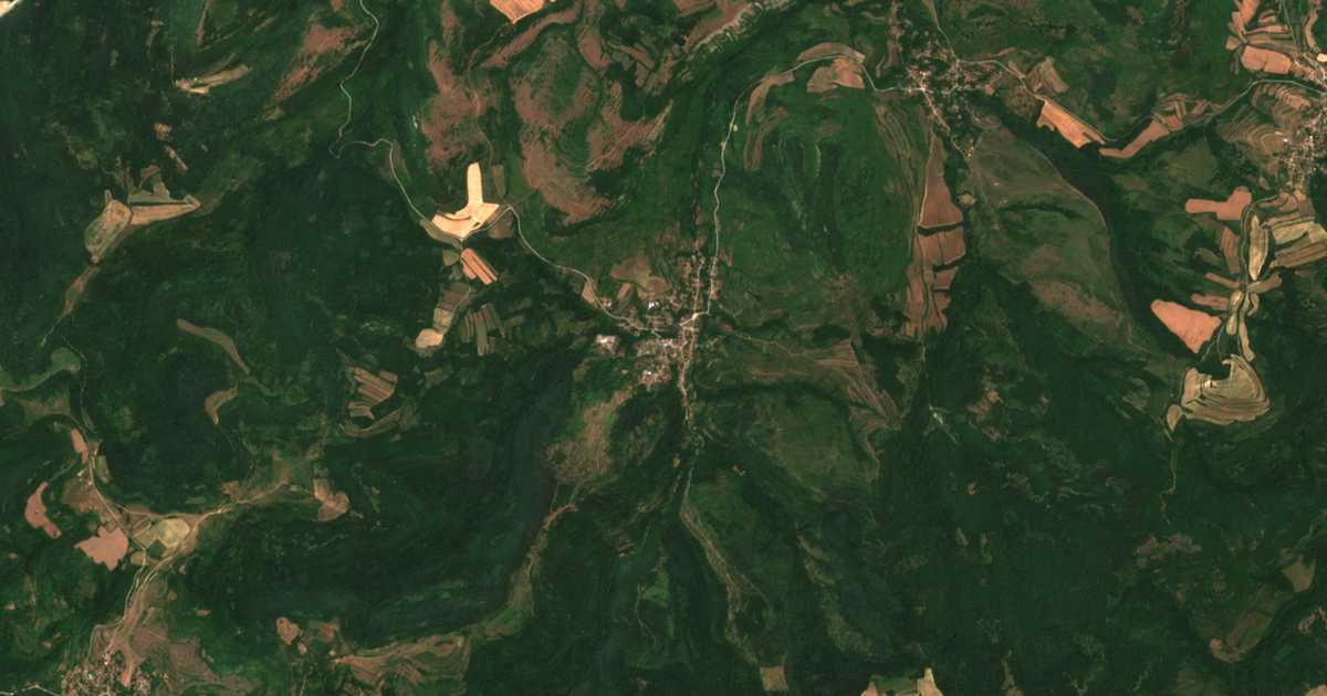 Carte satellite de Lik