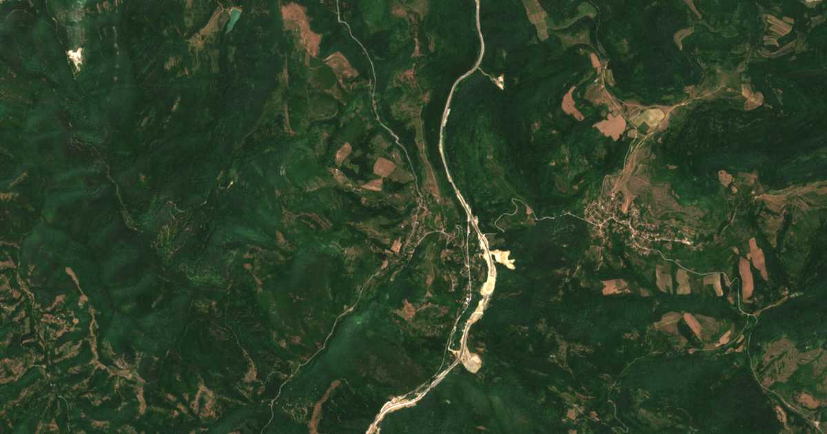 Carte satellite de Lyutidol