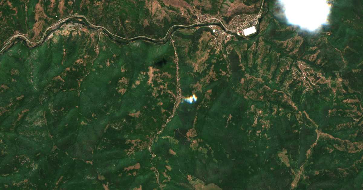 Carte satellite de Oselna