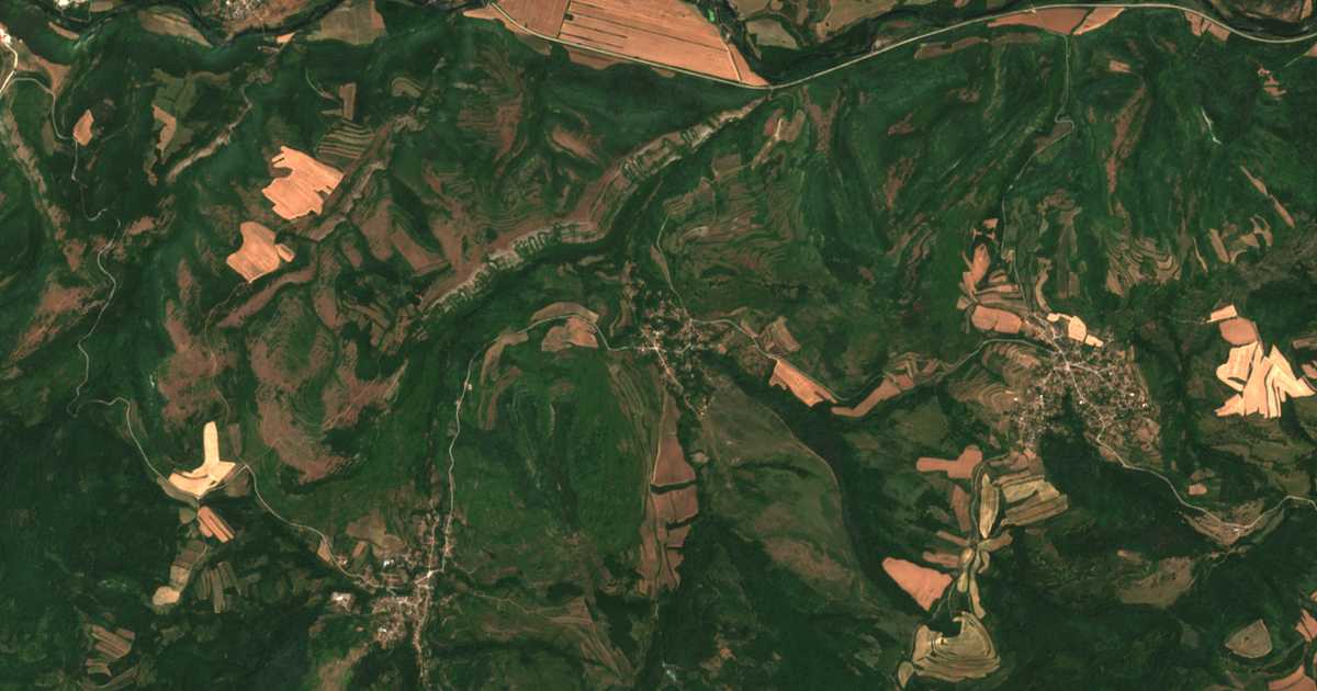 Carte satellite de Oslen Krivodol