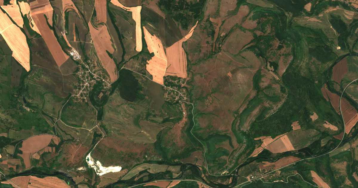 Carte satellite de Staro Selo