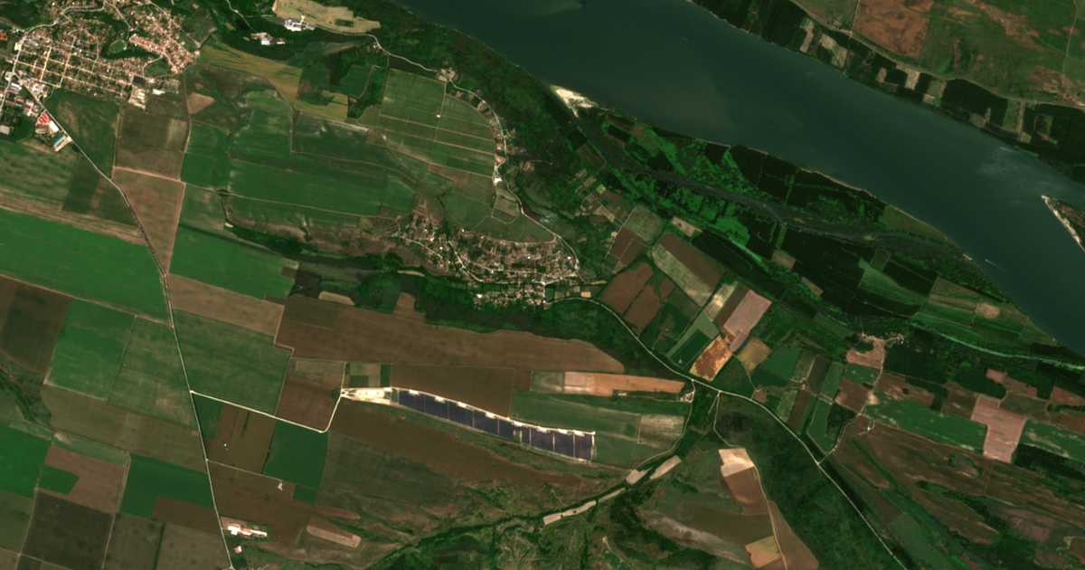 Carte satellite de Leskovets