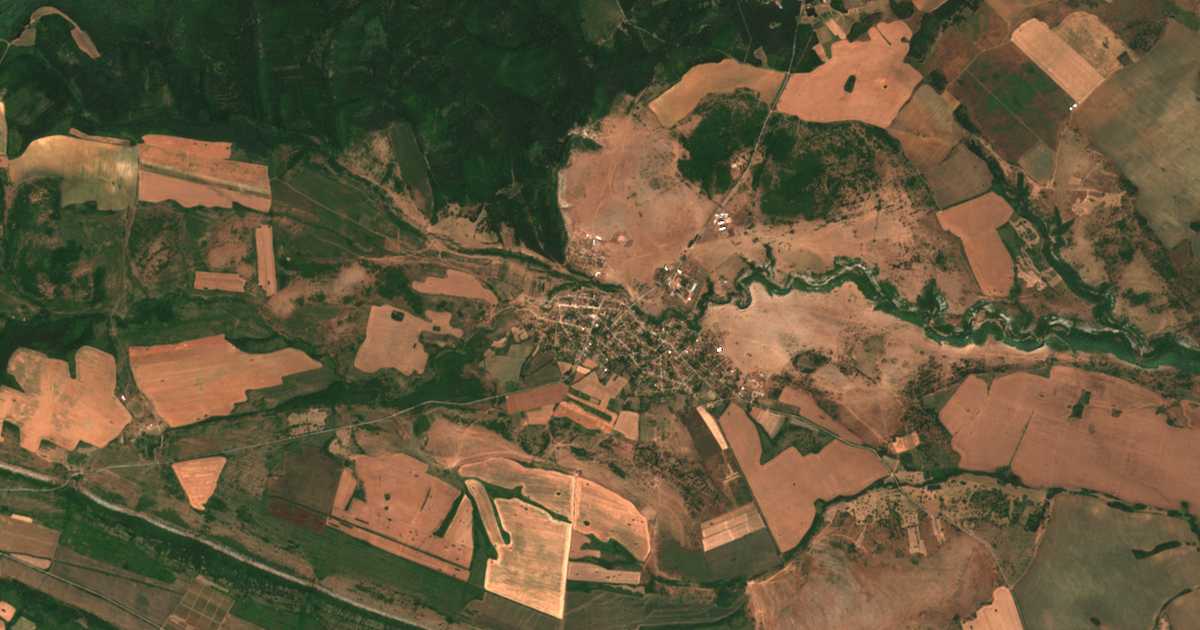 Carte satellite de Kameno Pole