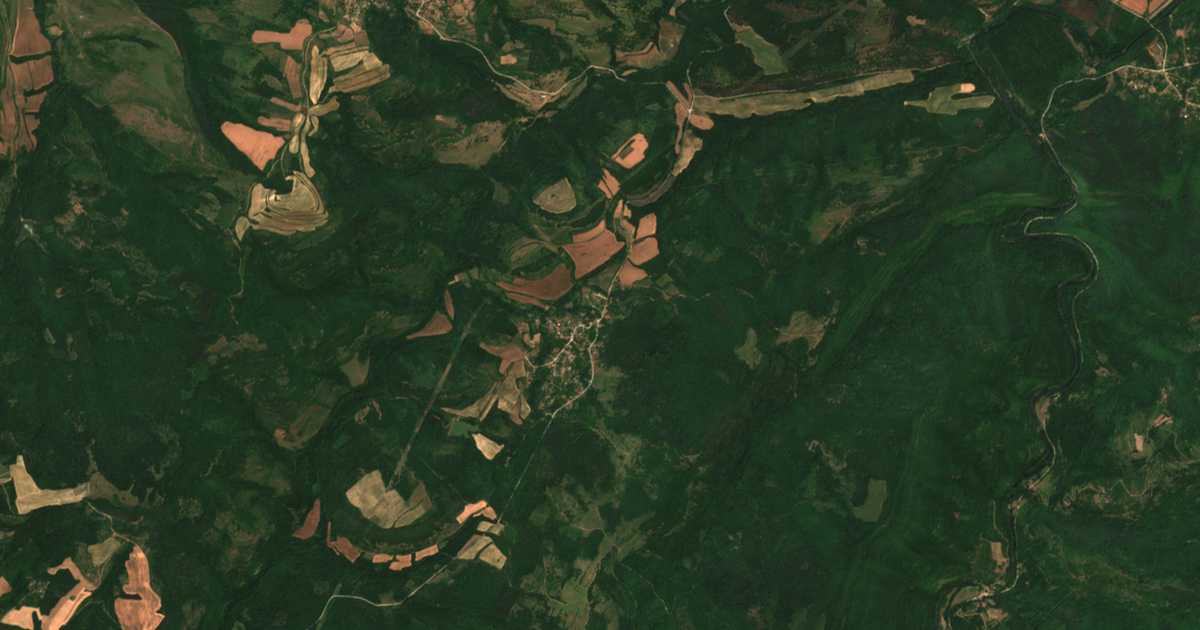 Carte satellite de Kurnovo