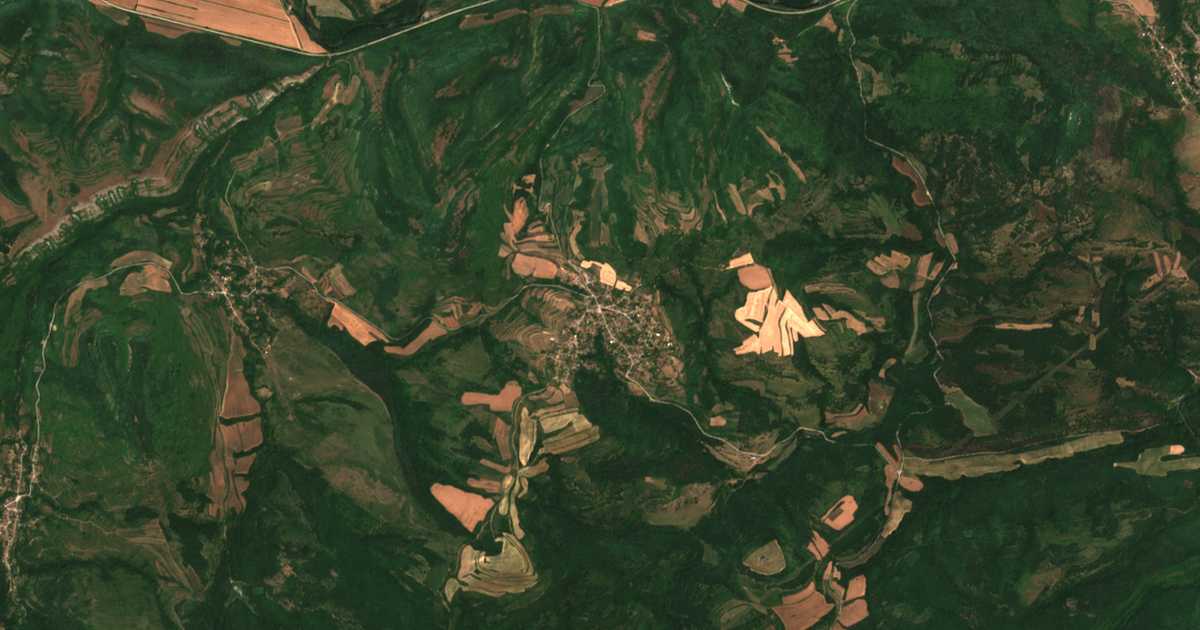 Carte satellite de Sinjo Bǎrdo