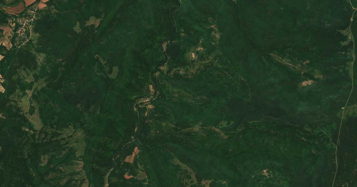 Carte satellite de Sredni rǎt