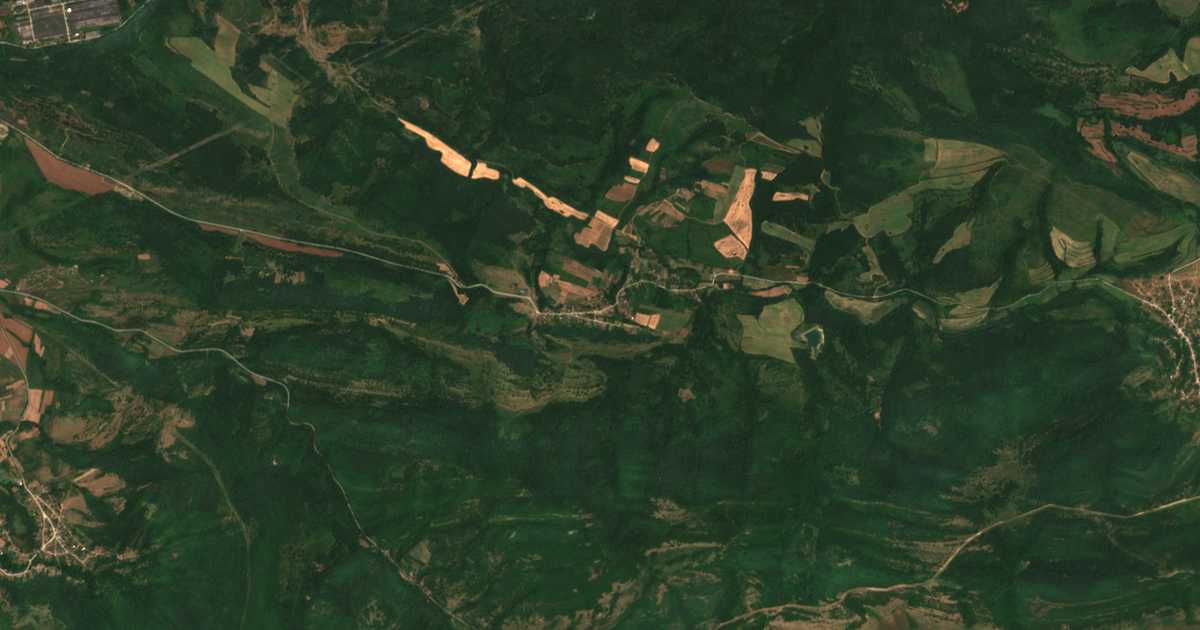 Carte satellite de Stoyanovtsi