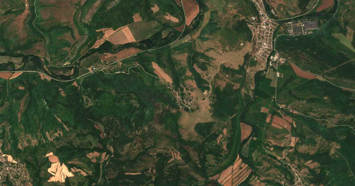 Carte satellite de Strupets