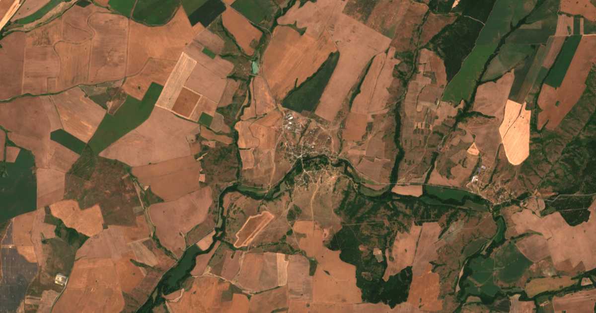 Carte satellite de Popovo