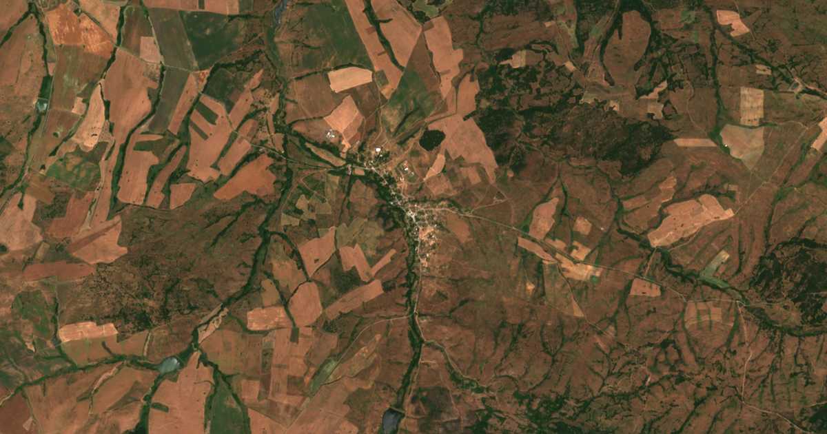 Carte satellite de Voden