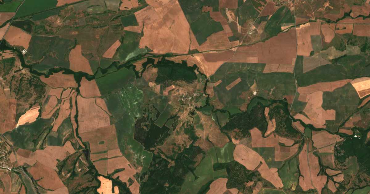 Carte satellite de Černozem