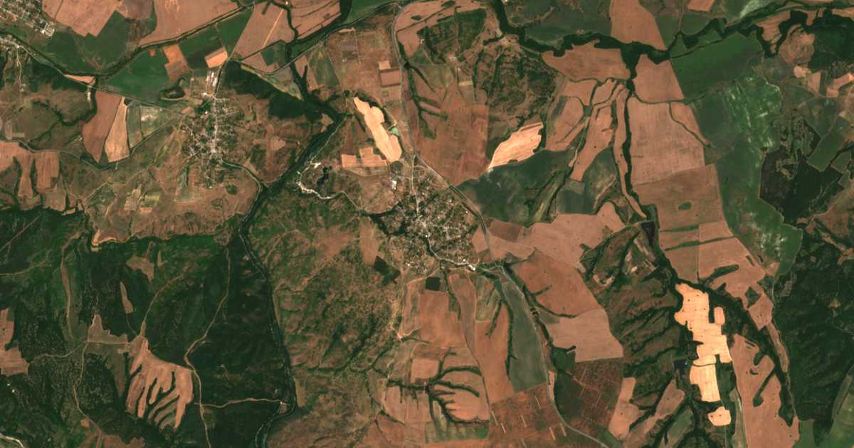 Carte satellite de Granitovo