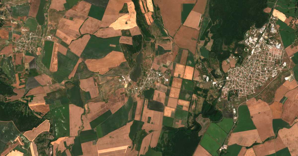 Carte satellite de Izgrev