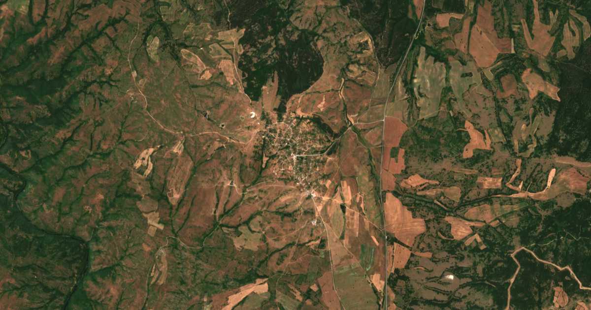 Carte satellite de Lesovo
