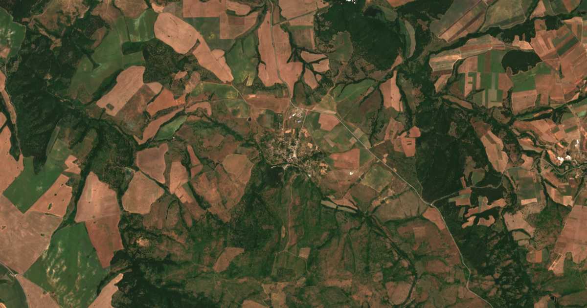 Carte satellite de Razdel