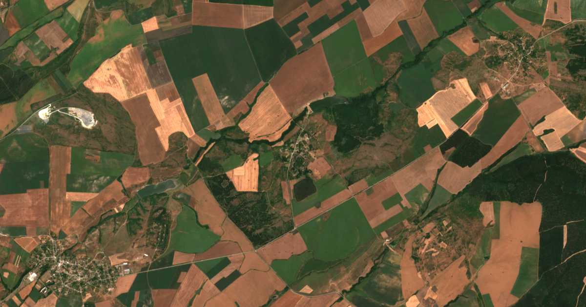 Carte satellite de Stroyno
