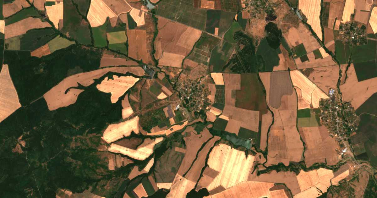 Carte satellite de Ljulin