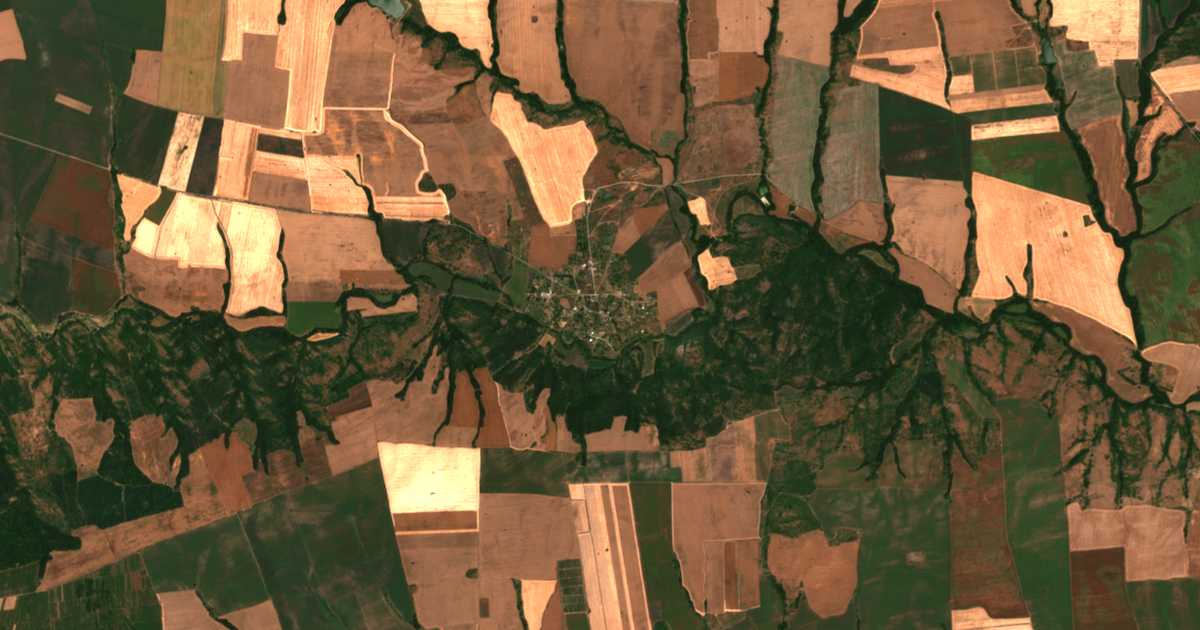 Carte satellite de Pravdino