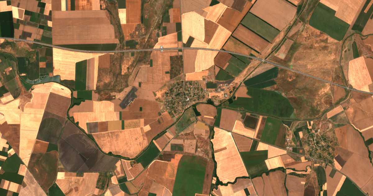 Carte satellite de Vodeničane