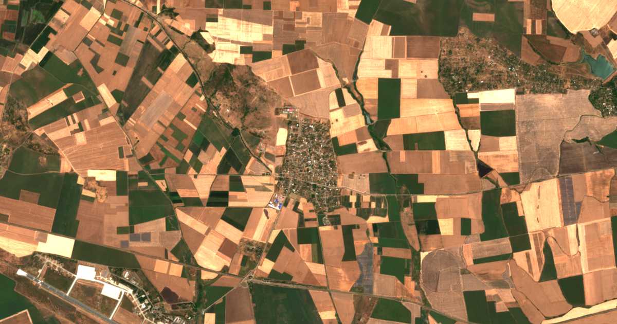 Carte satellite de Bezmer