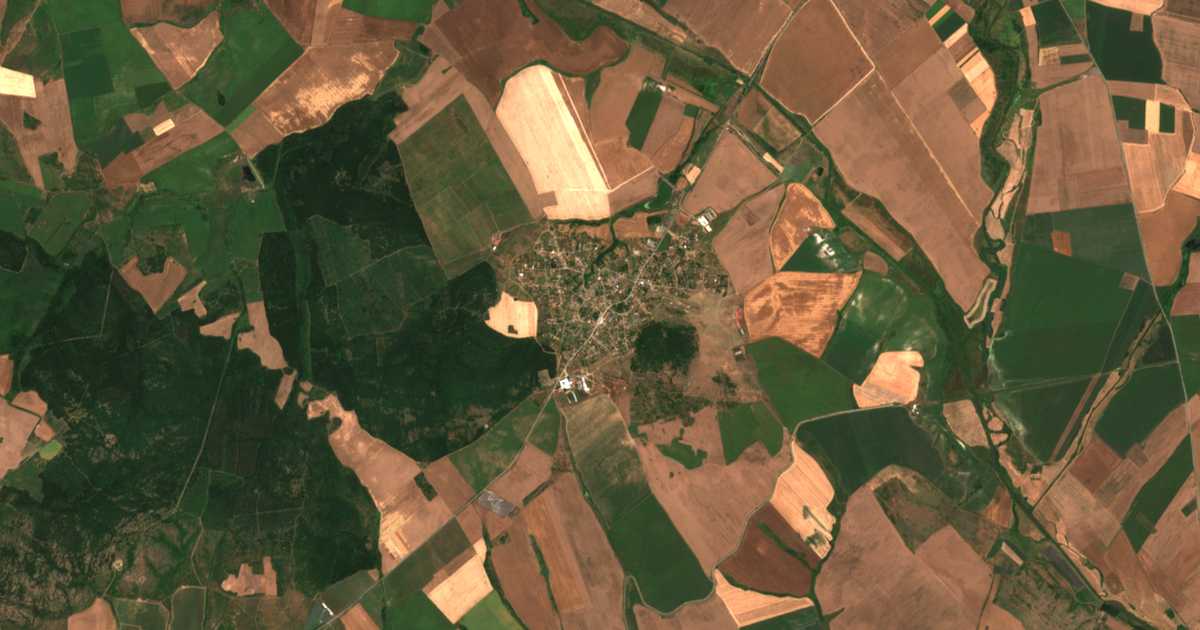 Carte satellite de Botevo