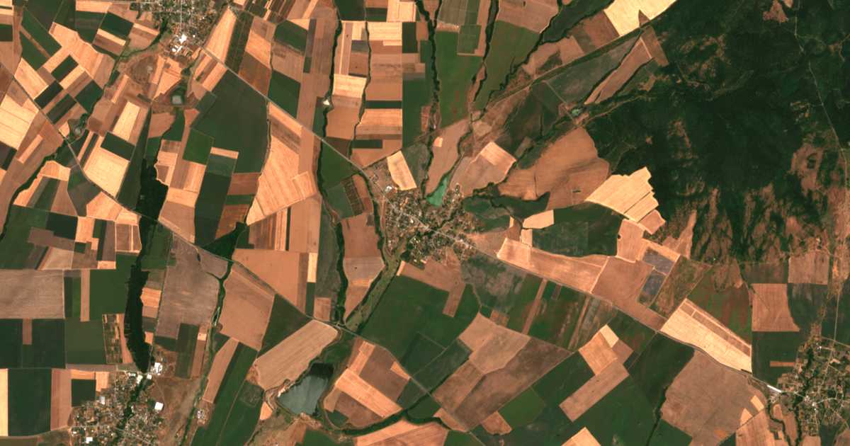 Carte satellite de Čelnik