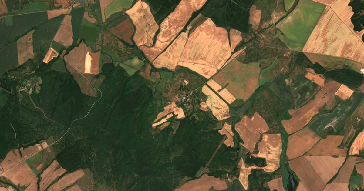 Carte satellite de Drama