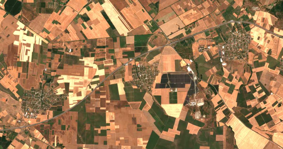 Carte satellite de Hadjidimitrovo
