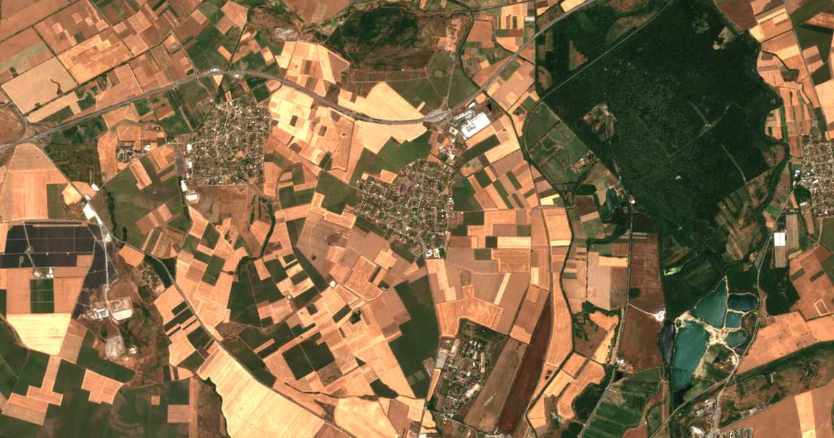 Carte satellite de Kabile
